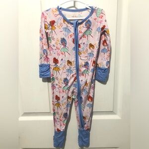 Little Sleepies Prima Ballerina Convertible Zippy bamboo 6-12 months